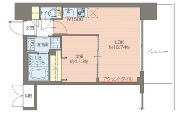 プレジオ御幣島の物件間取画像